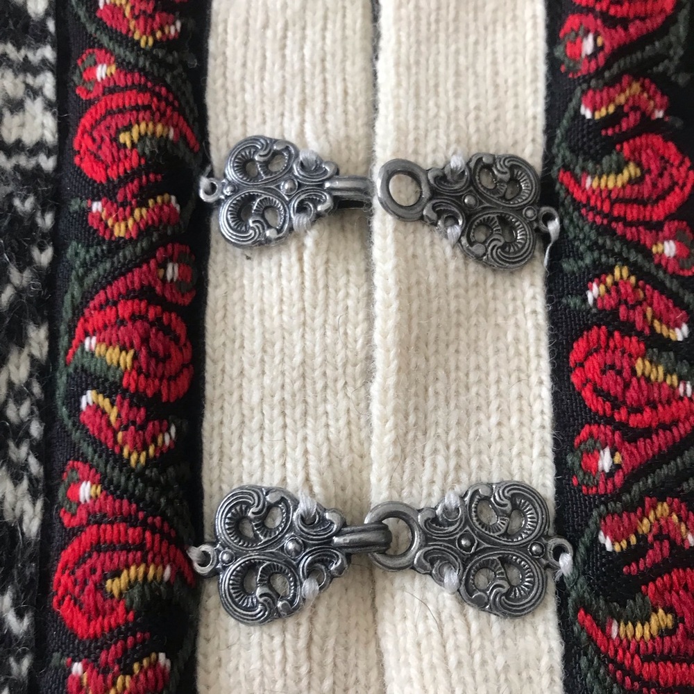 NWT Klaer & Fritid Norwegian 100% Wool Ski Sweater - Picture 6 of 8